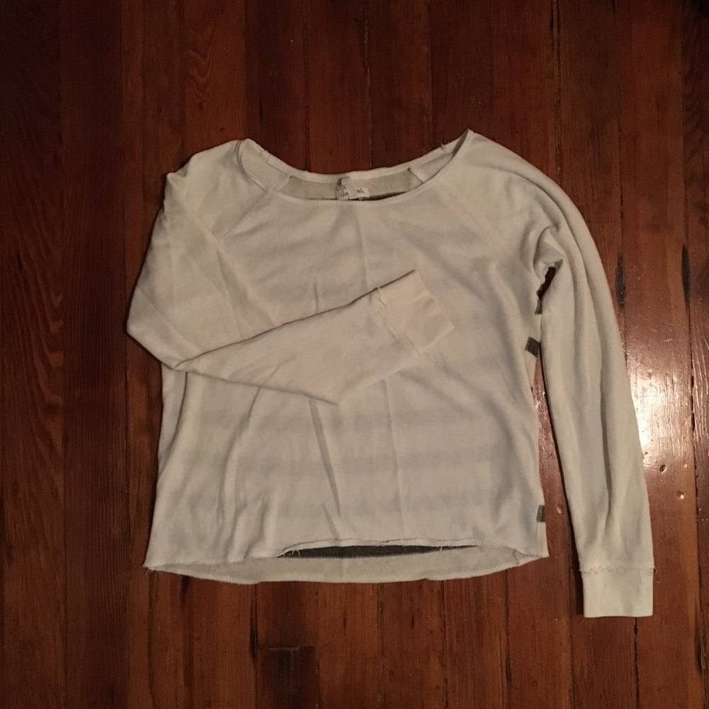 Donated to Eaton Fire Evacuees- Aeropostale French Terry Stripe Sweatshirt